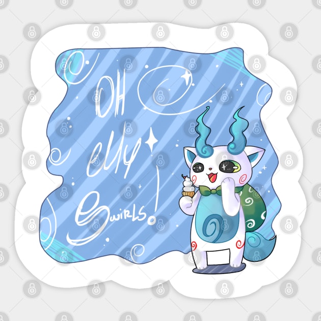 Oh My Swirls! Sticker by Yukipyro